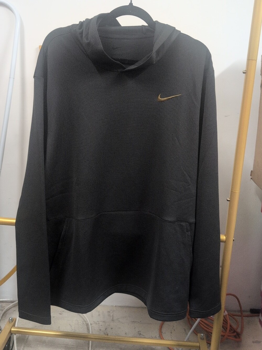 Nike Victory Men's Dri-FIT Therma Flex Golf Hoodie Wolf Grey Size XL